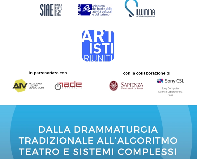 Bando di selezione al corso "Dalla drammaturgia tradizionale all'algoritmo. Teatro e sistemi complessi"