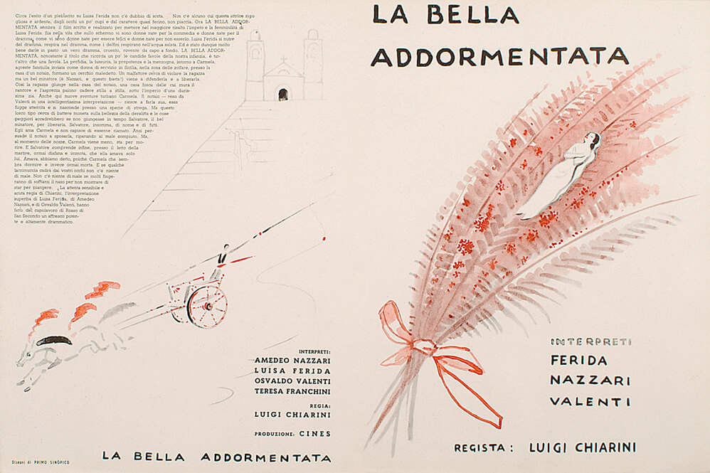 Mostra iconografica Pressbook - La bella addormentata / disegni di Primo Sinòpico