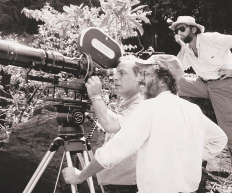 Un set di cinema documentario