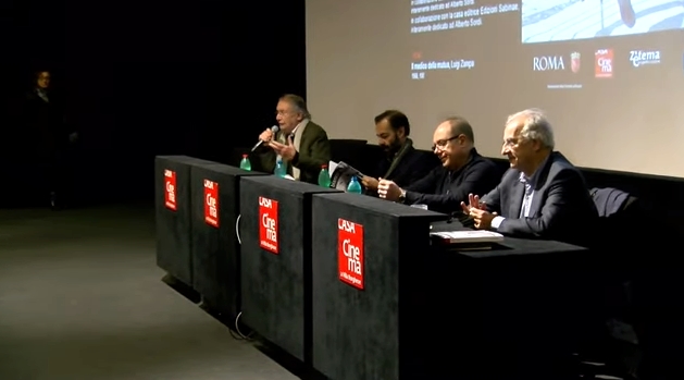 Presentazione di "Sordi segreto", Casa del Cinema 28.01.2019
