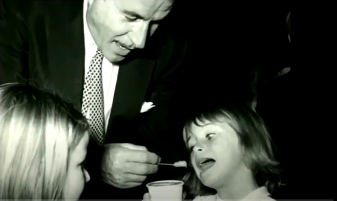 Amedeo Nazzari con la figlia Evelina