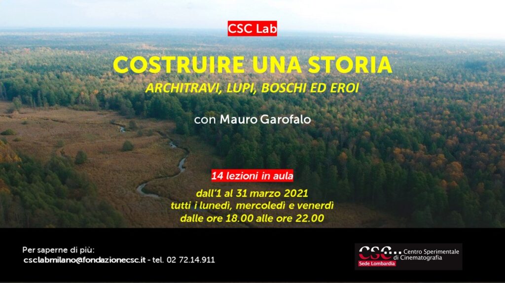 Costruire una storia. Lab sede Milano marzo 2020