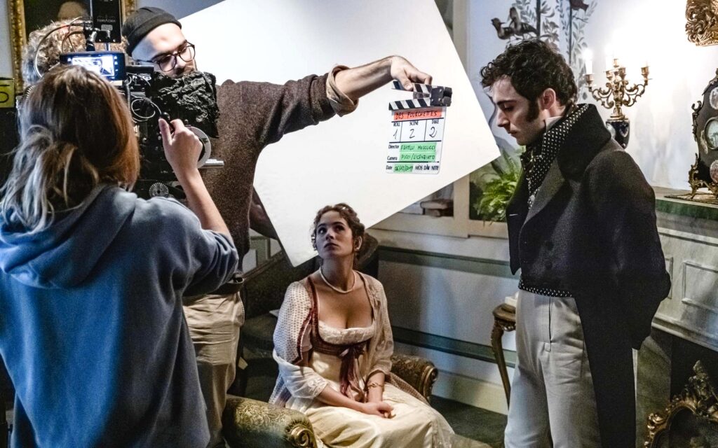 Allievi CSC sul set.. Costume