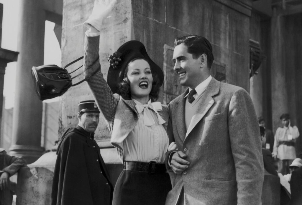 Gene Tierney e Tyrone Power in "Il filo del rasoio" (The Razor's Edge), 1946