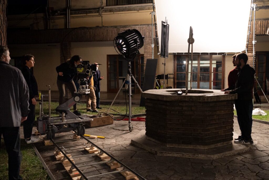 Un set nei cortili del CSC