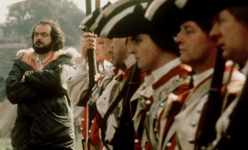 Stanley Kubrick sul set di Barry Lyndon © 1975 WBEI