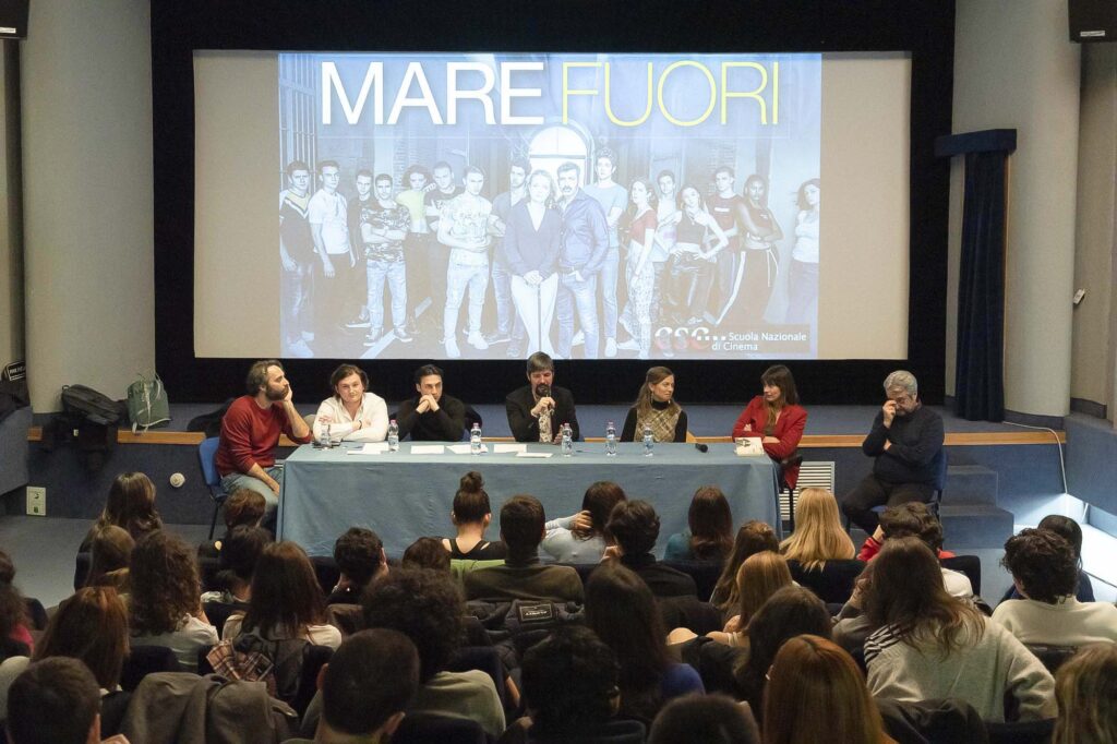 Incontro con gli ex allievi CSC che lavorano in Mare fuori, 15 marzo 2023