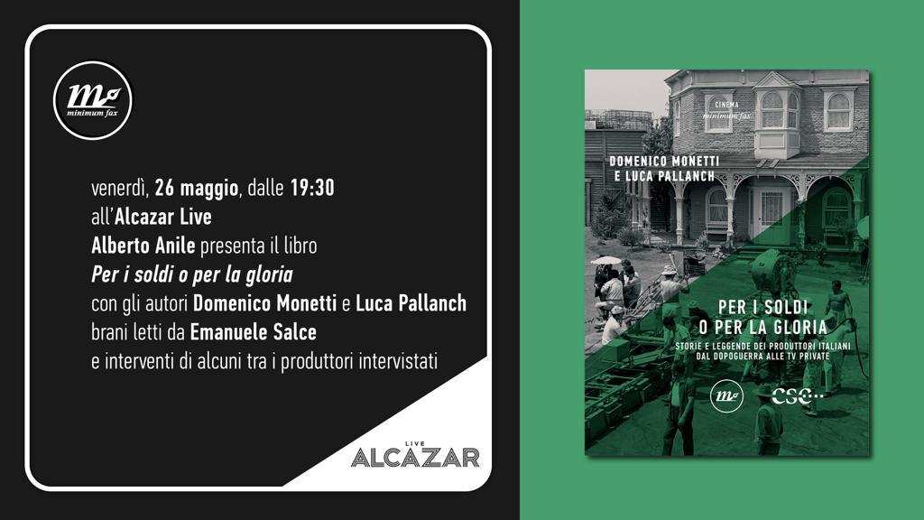 Presentazione volume Per i soldi e per la gloria