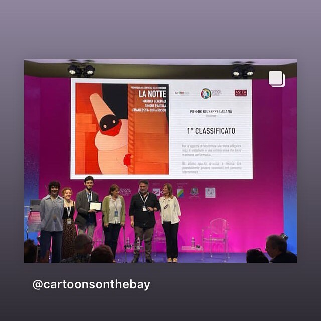 I corti animati del CSC 1°, 2° e 3° classificati al Premio Laganà a Cartoons on the Bay 2023