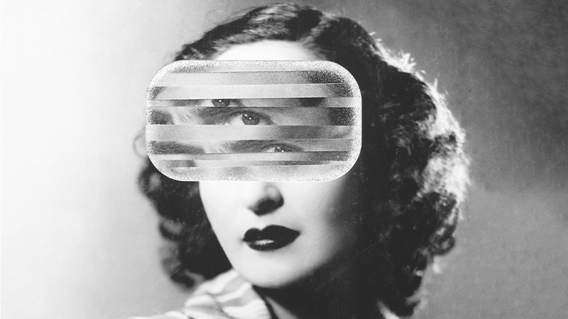 Kensuke Koike, photo-collage, 2023. Original image from the Photographic Archive of Cineteca Nazionale