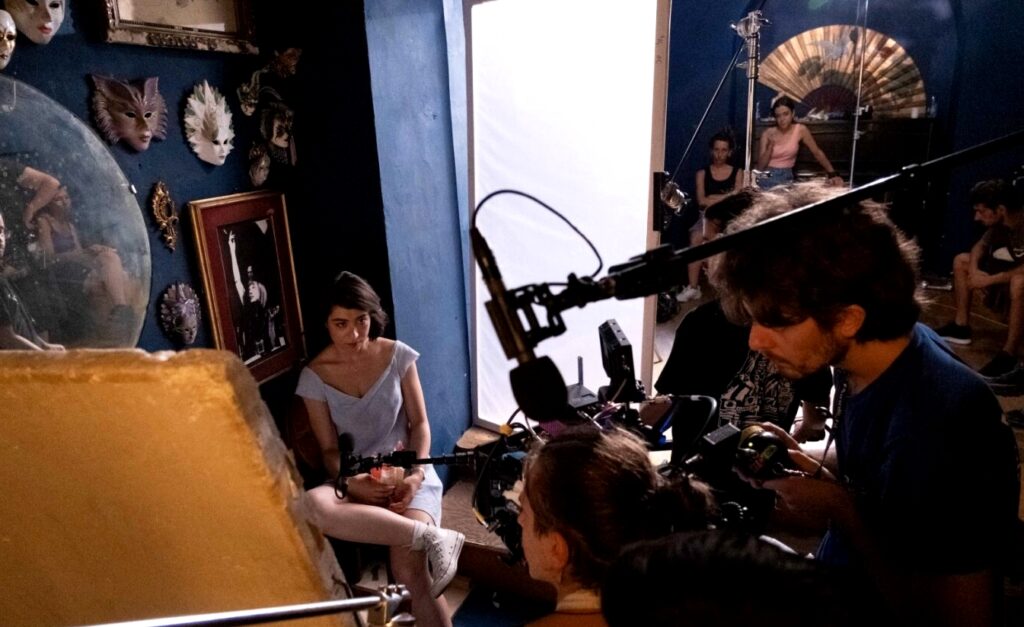 Allievi Scuola Nazionale di Cinema sul set