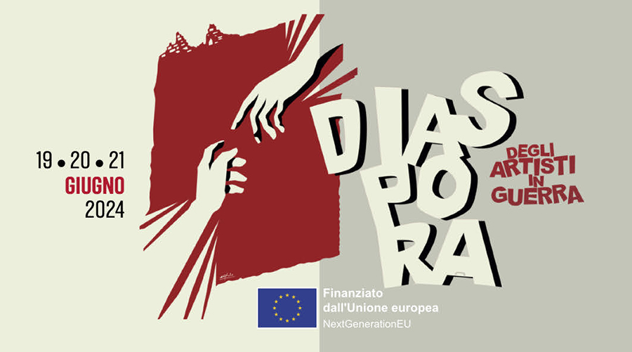 Cartolina Diaspora degli artisti in guerra