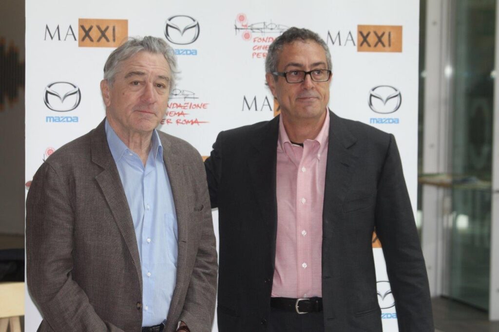 Mario Sesti con Robert De Niro